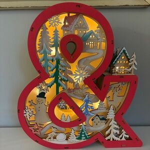 Anthropologie Christmas Wonderland Ampersand